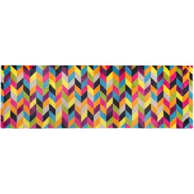 Calvillo Non-Slip Chevron Indoor Doormat