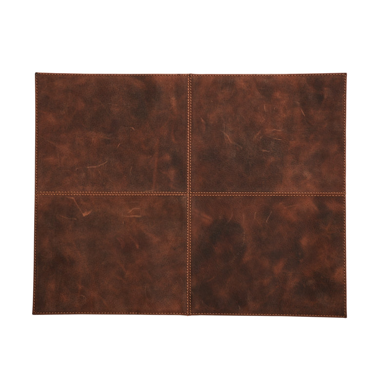 Scharf No Pattern Rectangle Placemat, Light Brown