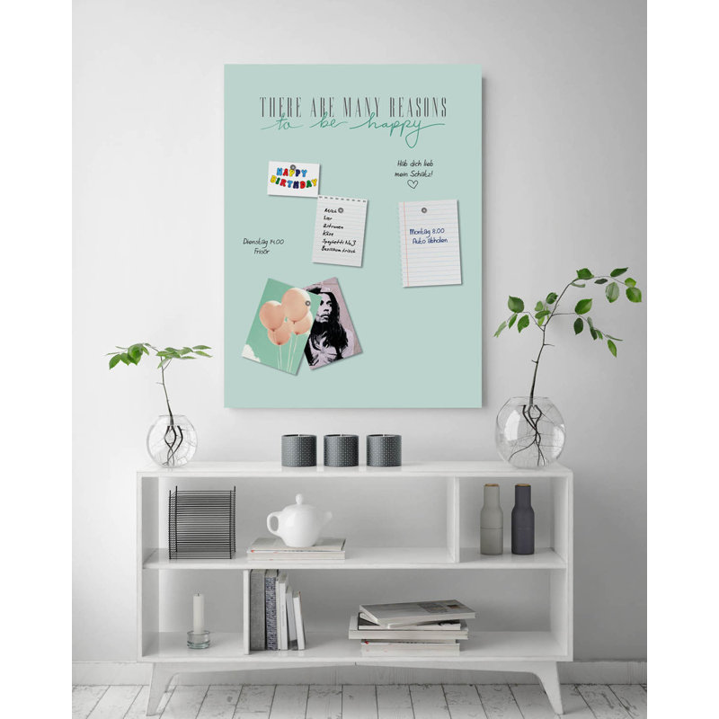 Magnetic Glass Photo Memo Board