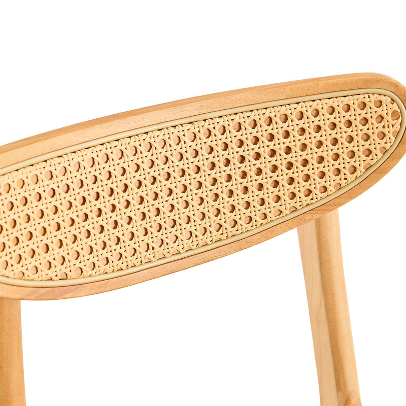 Chaise de salle à manger en bois massif avec unité centrale - 4 ou plus pour la maison, le bureau et le restaurant, 4