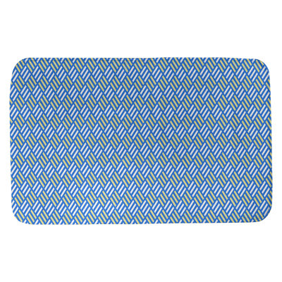 Tapis pour salle de bain diamants Kitterman