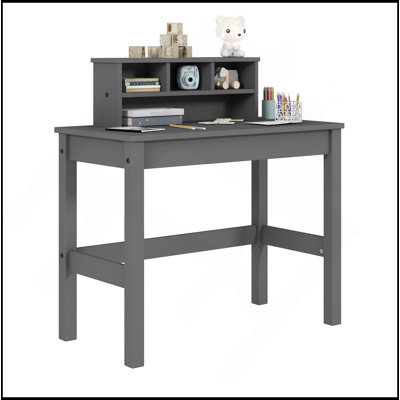 Gray Finish Writing Desk