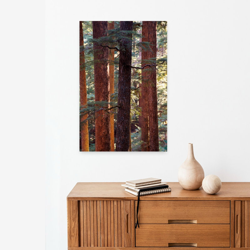 Pin contemporain abstrait, art de paysage naturel, H 24 po x l 16 po