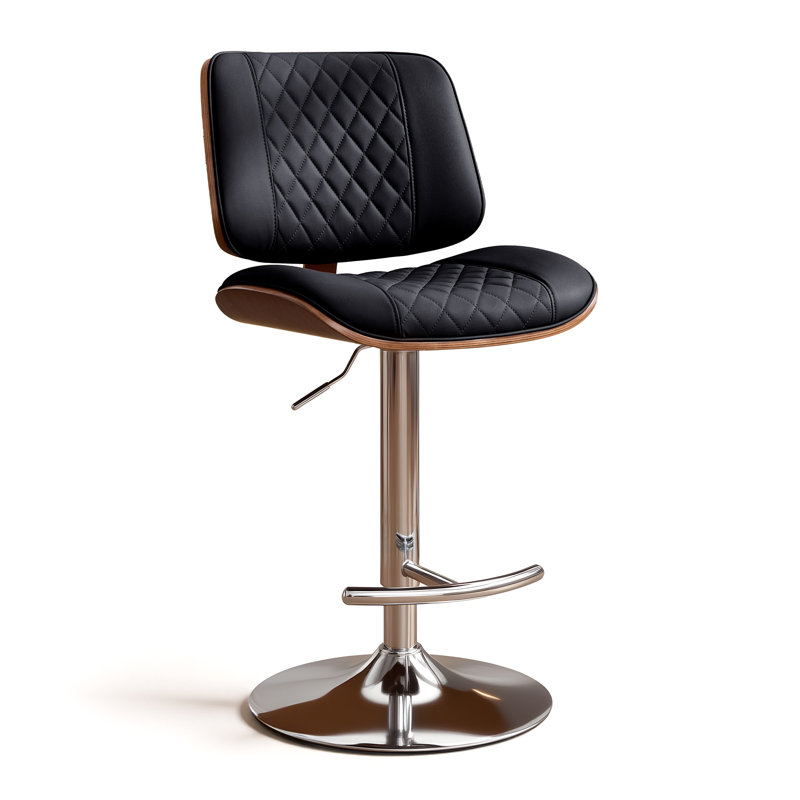 Ensemble de 1 tabourets de bar Modern, Noir, 1
