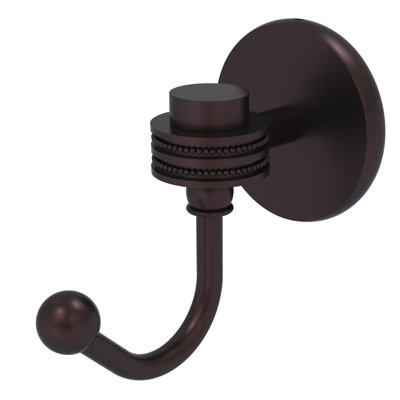 Satellite Orbit One Wall Mounted Utility Hook with Dotted Detail