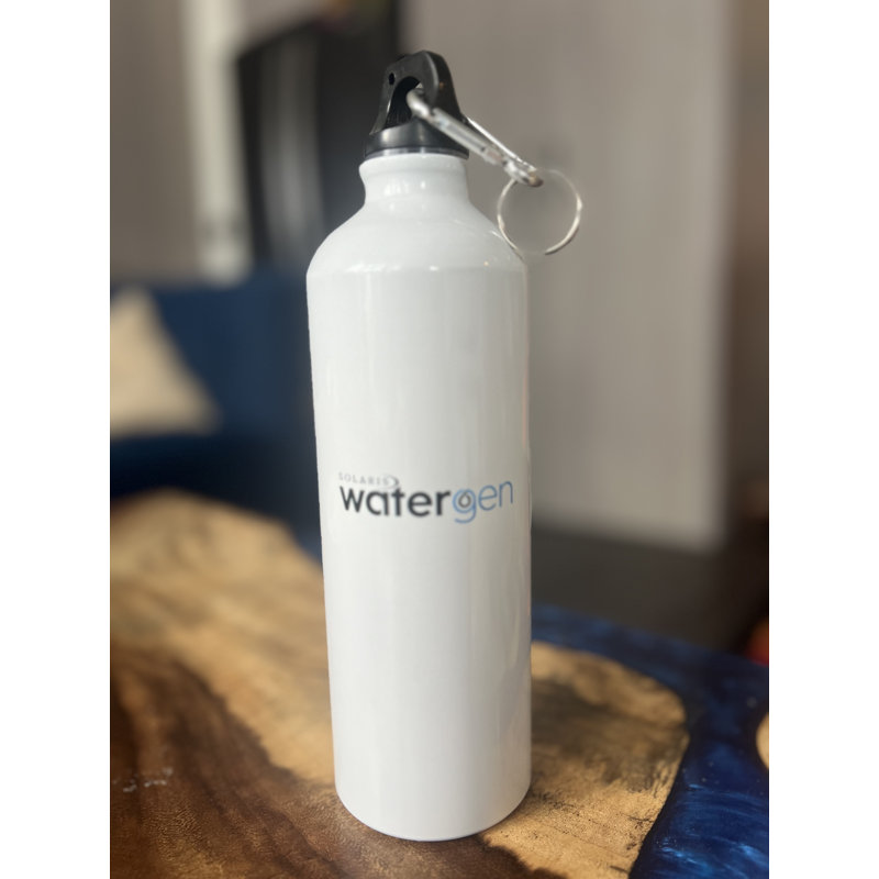 Bouteilles en aluminium Solaris Watergen Sport, Blanc