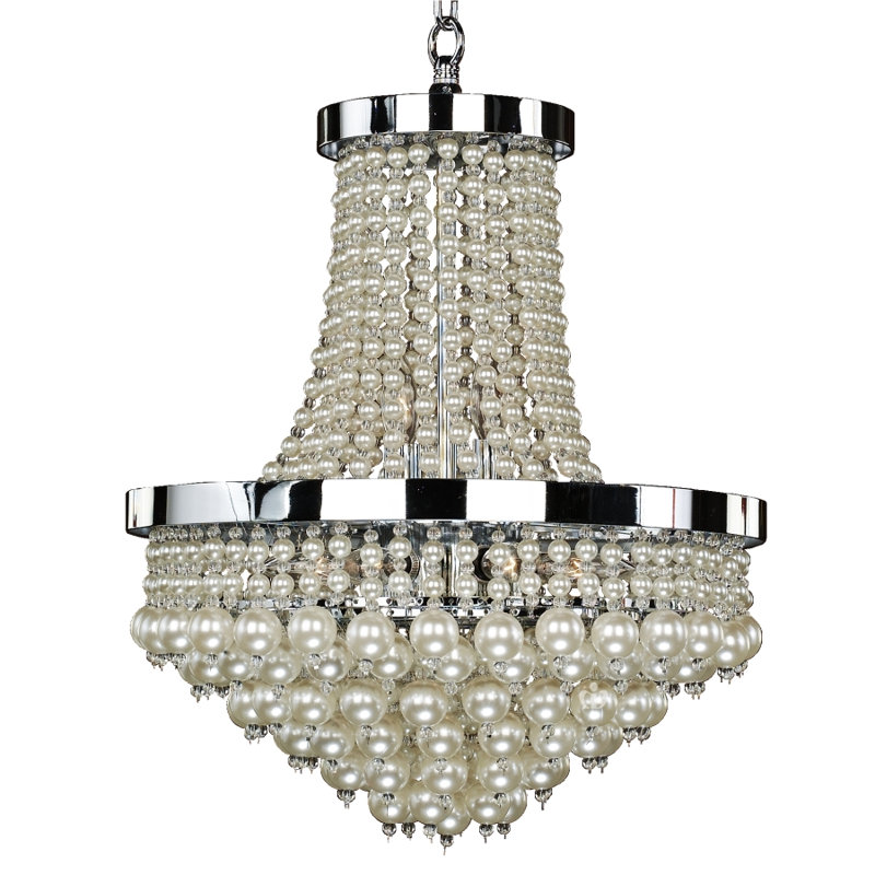 Lustree empire 8 lumières unique, H 22,5 po x l 16 po x P 16 po