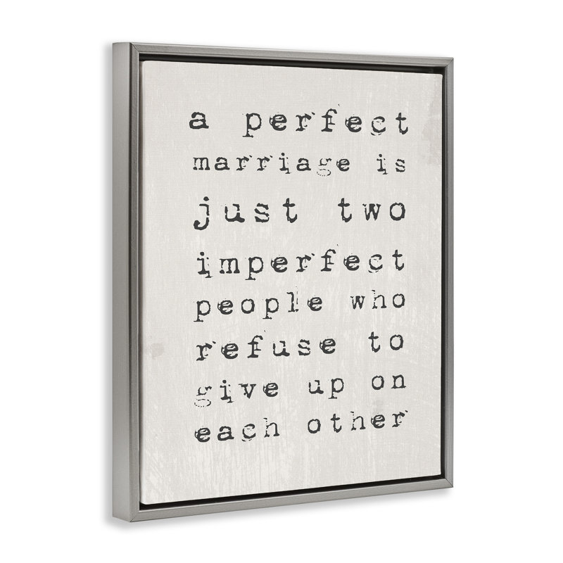 «A Perfect Wedding», art mural par Daphne Polselli, H 25 po x l 31 po, Cadre flottant gris lustré