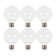 6 Watt White LED Bulb