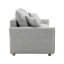 Sophisticated Gray Chenille Sectional With Sleeper And Practical Storage Modern Spacious Areas