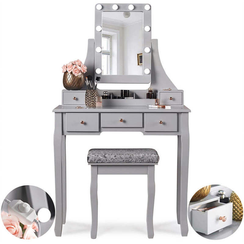 Wescott Dressing Table with Mirror