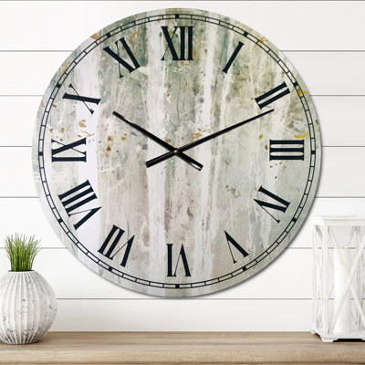 A Woodland Walk into the Forest V - Traditional wall clock