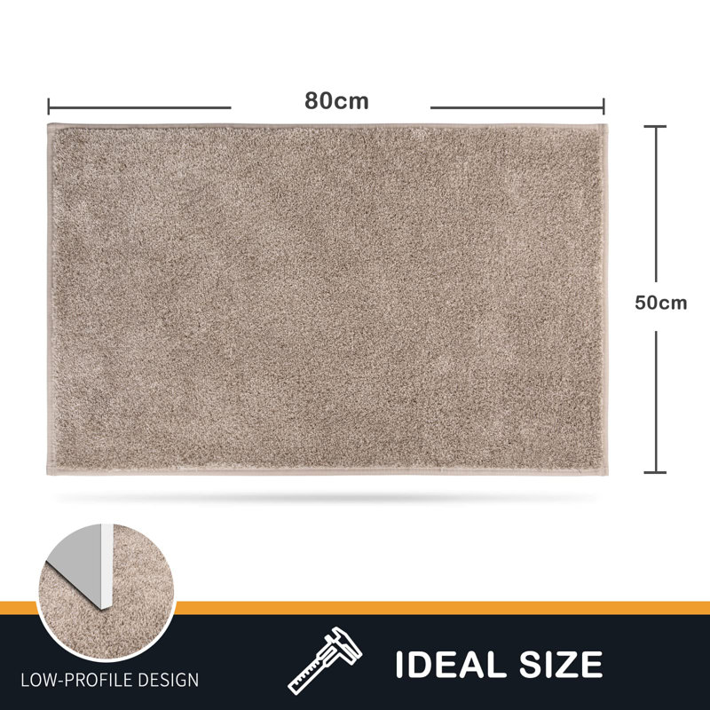 Non-Slip Christmas Indoor / Outdoor Doormat, Taupe