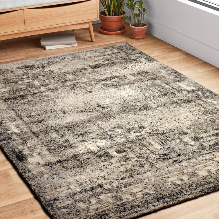Tapis noir / gris Abbie