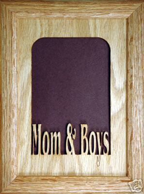 Oak Solid Wood Picture Frame with Mat