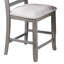 Chaises à cadre en bois, ensemble moderne de 2 chaises, chaises en bois pour salle à manger
