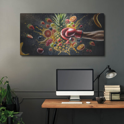 'Fruit Punch' by Rey Klimt Metal Wall Art