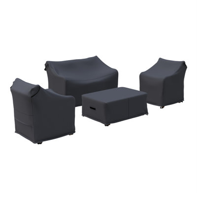 Elwyn Outdoor Conversation Set Group Seating Patio Furniture Covers