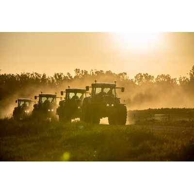 Tractors - Photographie sur toile tendue
