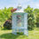 4 pi L 4 pi. D Pavillon de jardin en dôme de fer