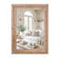 Miroir rectangulaire en bois pour salle de bain, miroirs décoratifs 22 po x 30 po Nature -1427534576-1427534578