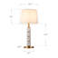 Lampe de chevet d'appoint Sharnece