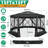 15x15ft Extra Large Pop-Up Gazebo Canopy Tent with Mosquito Netting-106897506