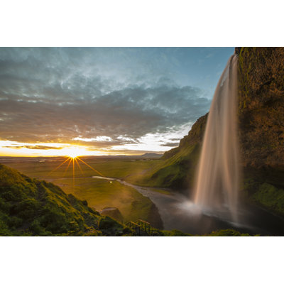 " Seljalandsfoss Waterfall In Iceland "