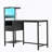 Computer Desk with Power Outlet & Storage Shelves, Study Table with USB Ports Charging Station