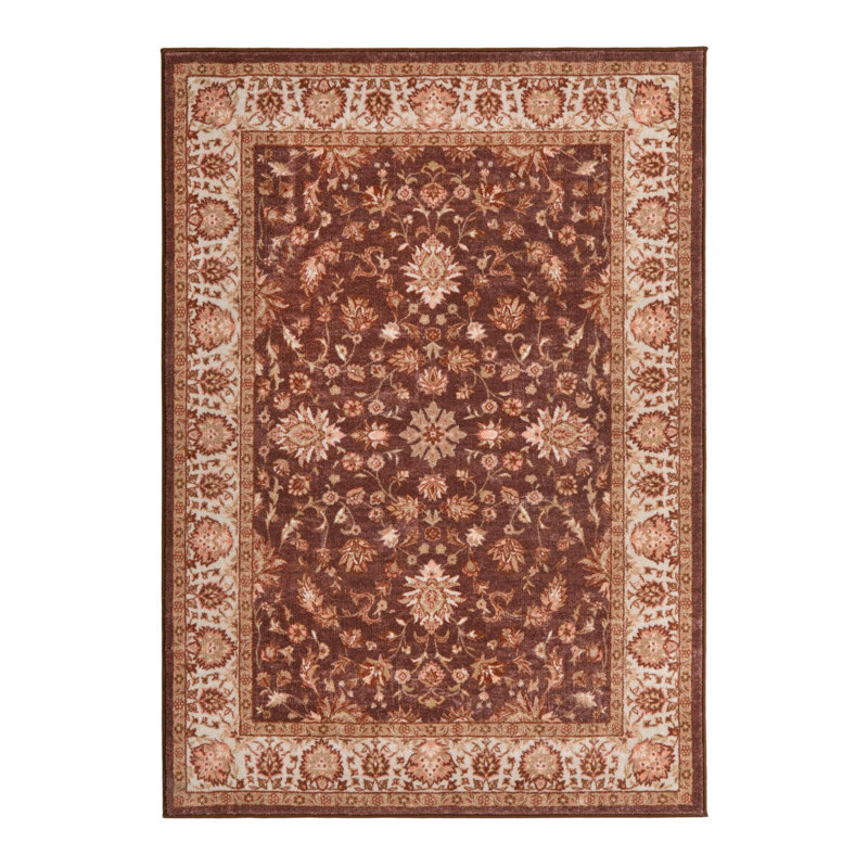 Oriental Indoor Rug, Rectangle 4'4" x 6'
