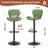 Adjustable Bar Stool With Footrest, 360° Swivel Metal Counter Stool,Set Of 2-1090610843