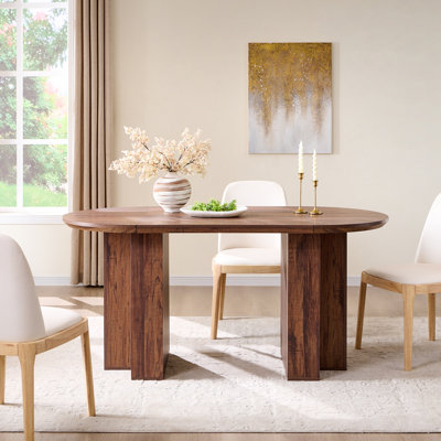 Oval Kitchen Dining Room Table For 6-8