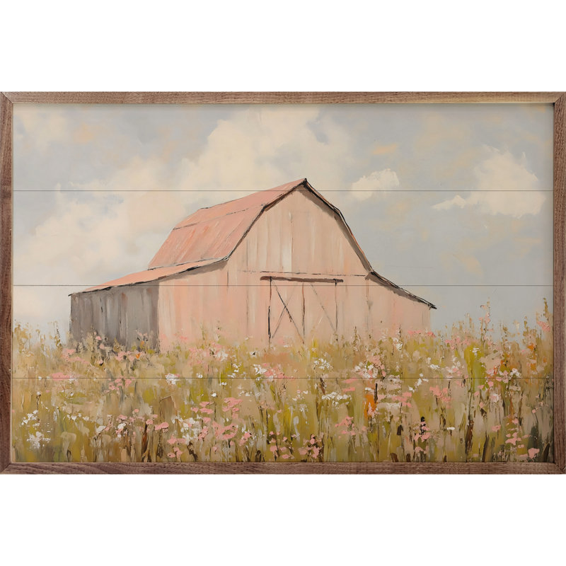 Blush Barn par Frankly Gregory, H 24 po x l 36 po