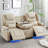 79.5'' Faux Leather Reclining Sofa-739635511