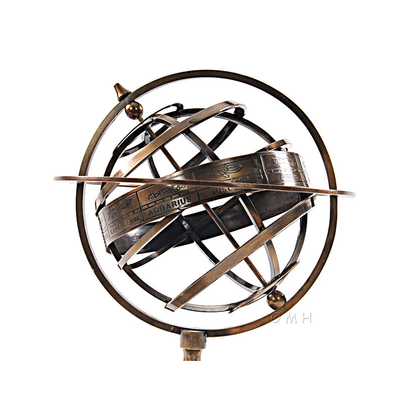 Sculpture armillary laiton Stalybridge
