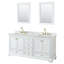 Deborah 72'' Double Bathroom Vanity with Marble Top-51712406-61133003-98282542