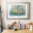Birch Reflections Revisited - Matted and Framed Under Acrylic Glass, Large Living Room Wall Art-369957597-369957596