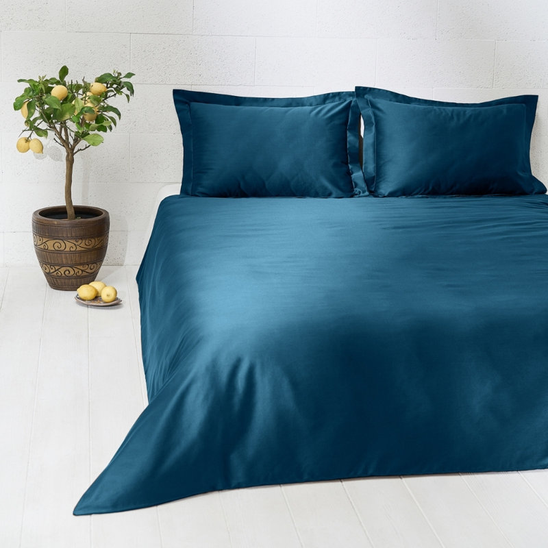 Solid Colour Duvet Cover Set with Pillowcases Included, Single Duvet Cover, White