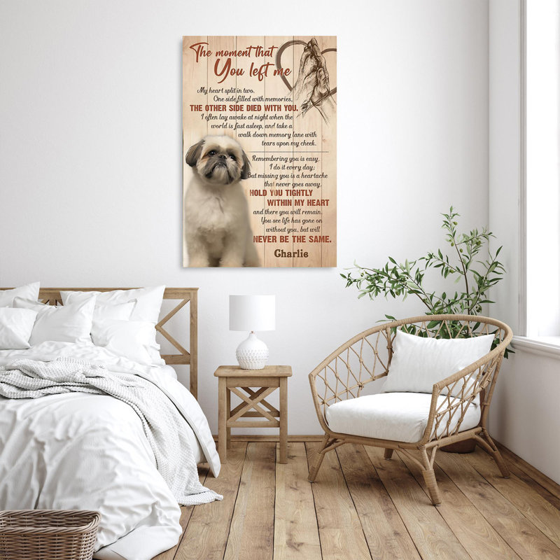 «The Moment That You Left Me», impression sur toile, H 14 po x l 11 po x P 1,25 po