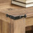 18" Farmhouse Nightstand Set with 2 Drawers & Open Shelf,Barnwood-184904087