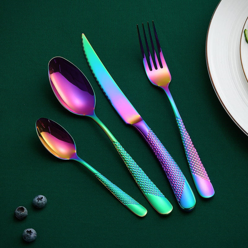 Everly Quinn Levelland Stainless Steel Flatware Set - Service for 4