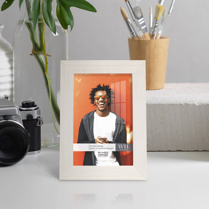 Wood Picture Frame - Set of 10, 4" x 6", White