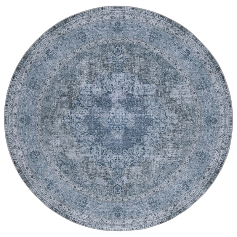 Tucson Performance Machine Washable Oriental Rug, Round 6'