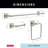 Delta McLaren 3-Piece Bath Hardware Set 18 in. Towel Bar with 6 in. Extender, Toilet Paper Holder, Towel Ring-116285103