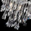 Lampe suspendue cascade de cristal 6 lumières-262585096