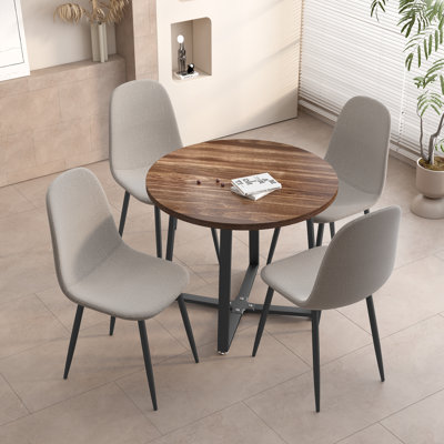 Chaise d'appoint en tissu Kortana