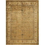 Golden Age II Collection One-of-a-Kind 9.1 X 12.1 Hand Knotted Area Rug