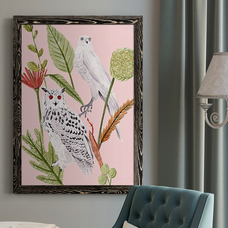 Birds In Motion V, reproduction d'art sur toile, Noir, H 43,5 po x l 31,5 po x P 1 po