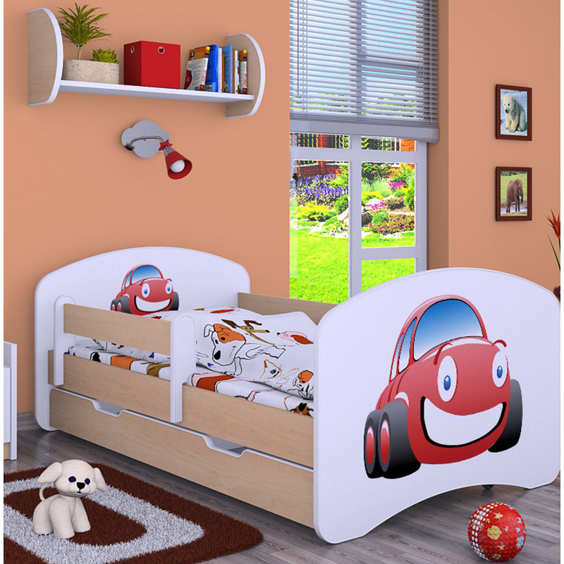 Mansour Cabin Bed Themed Beds with Storage Included, Cream