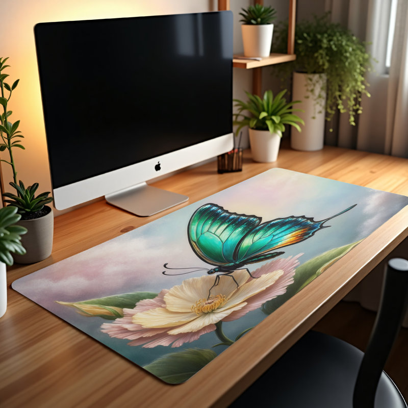 Polyester Desk Pad, 14.4x12.1